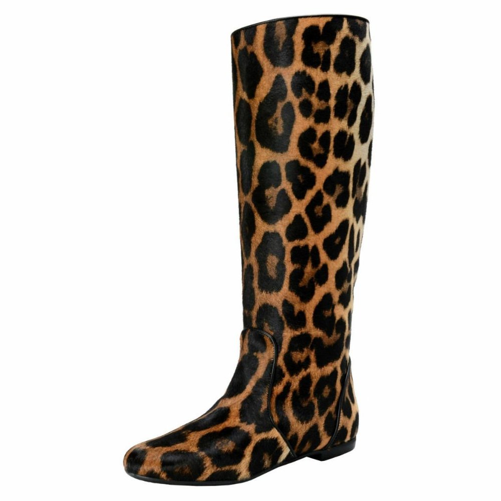Giuseppe Zanotti Design Pony Hair Leather Boots